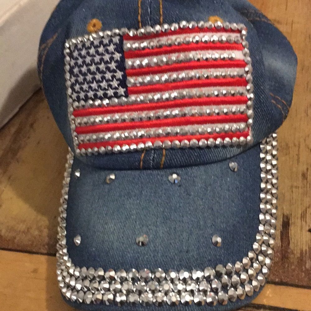 Jewel studded baseball cap - Picture 2 of 10